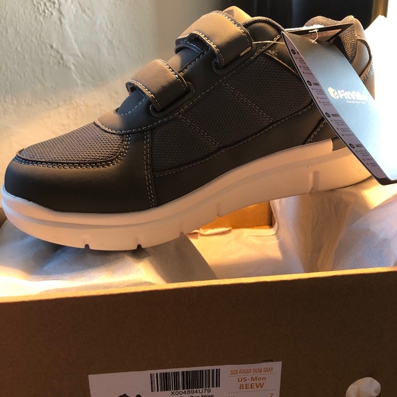 FitVille EasyTop Duo Strap V3 - Grey - Size 10W Ex Wide Women's 8W Men's - Picture 2 of 10